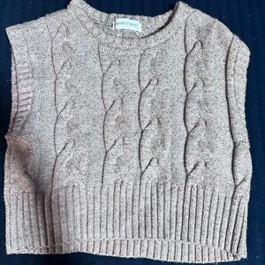 Tan, Pants Store sweater. Size large